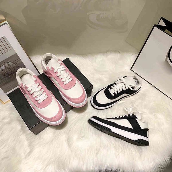

dress shoes women sports board shoes 2022 fashion color matching platform sneakers casual lace up running shoes 220408, Black