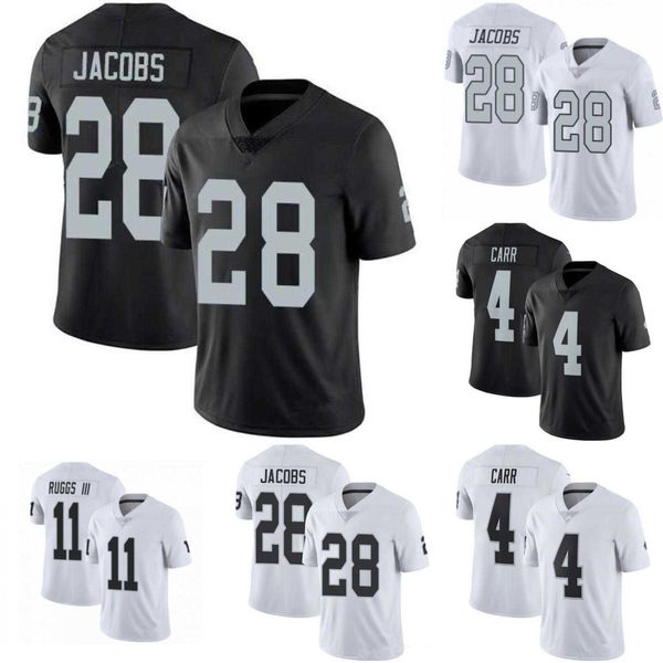 

men women youth las vegas''raiders''jersey 4 derek carr 11 henry ruggs iii 28 josh jacobs 34 bo jackson black football j, Black;red