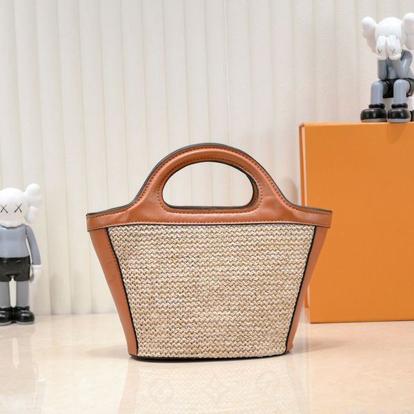 

ladies luxury crossbody designer bag 2022 new fashion large capacity shoulder bag backpack vegetable basket handbag m46076