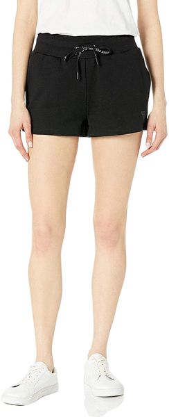 

women's active drawstring sweat short 70kx#, White;black