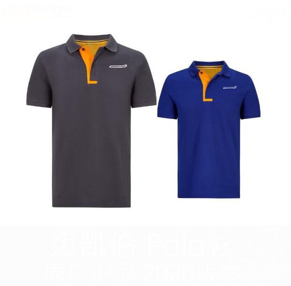 

summer new f1 formula one car polo shirt 2022 lapel short-sleeved top