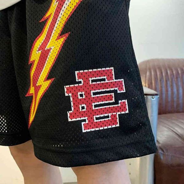 

ee men's fashion summer basic short eric emanuel casual shorts luxury newyork city skyline designers loose gym fitness exercise breatha, White;black