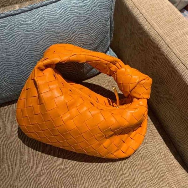 

venetas designer bottegas handbags 2022 acego same orange handbag cloud bag versatile woven bag leather shoulder bag