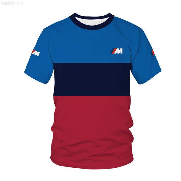 

bmw t shirt suer custo men's 3d printed solid round neck t-shirt hip hop loose short sleeve, White;black