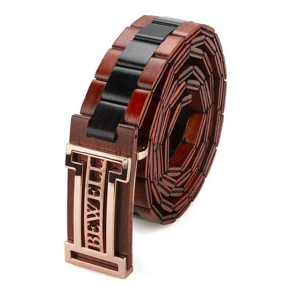 

natural handmade strong wooden belt from factory direct saleiet0, Black;brown