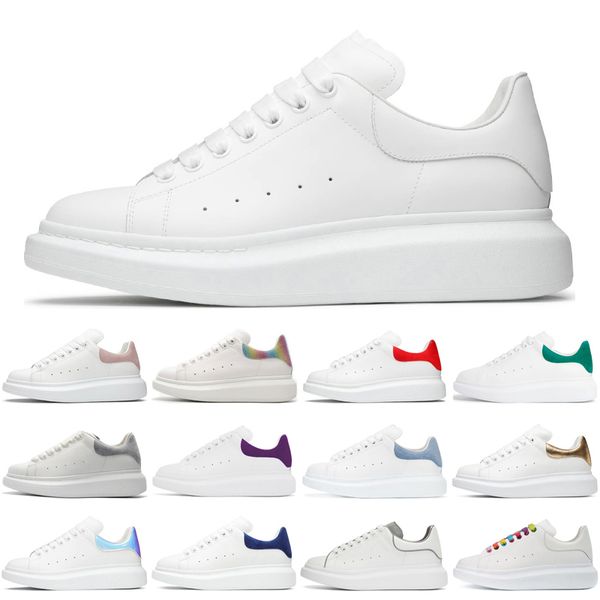 

designer sneakers platform men women casual shoes luxury black suede leather multicolor reflective triple white royal blue red grey mens
