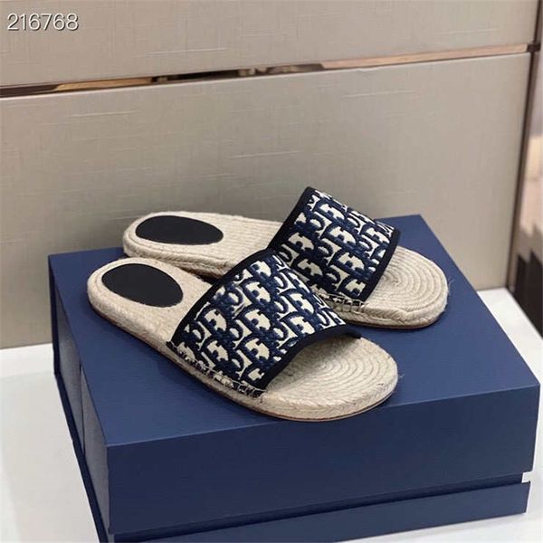 

printed straw woven shoes leisure holiday seaside leisure style flat bottom fishermans shoes mens slippers, Black