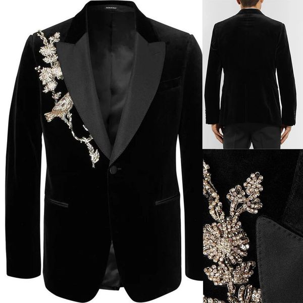 

designer fashion celebrity mens customized wedding tuxedos groom wear prom party blazer, Black;gray