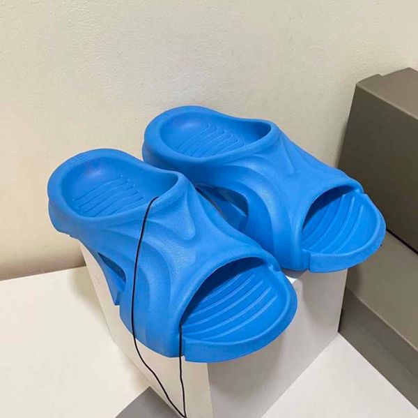 

2022 fashion paris men slippers foam rubber designer slippers flat alphabet sliders summer beach shoes sandals casual05, Black