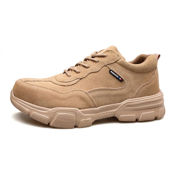 

2101 breathable european steel toe lightweight safety shoes puncture-resistant work shoes men light anti-slip safety shoes, Black;brown
