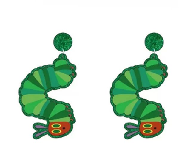 

stud hair bug earring for women girls teens teachers super cute animal earrings light green insect earringstud, Golden;silver