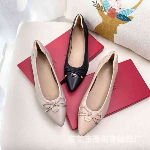 

sandals women's shoes leather non abrasive single women's sheepskin versatile light soft sole surface comfortable low heel work, Black