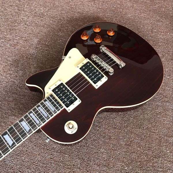 

custom shop standard electric guitar fingerboard binding standard gitaar one piece neck and one piece body guitarra