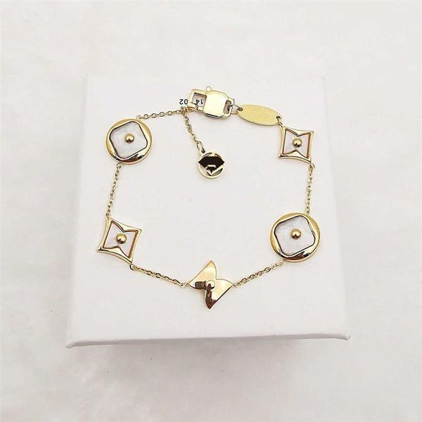 

jewelry bracelet luxury designer women pendant bracelets with flowers pattern optional with box 287, Silver