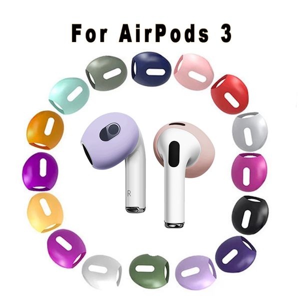 Kulaklık Aksesuarları Anti Kayma Kulak Kap Silikon Cilt Örtüsü Apple Airpods Için Kulak Noktalar Earpads 3 Koruyucu Kulak İpuçları Tomurcukları Kulaklık Kılıfı