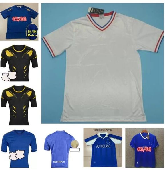 

03 05 drogba lampard gullit zola di matteo soccer jerseys 11 12 torres mata daviid luiz ivanovic petrescu leboeuf football shirts uniforms, Black;yellow