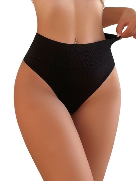 

plain shapewear panty f192#, Black;red