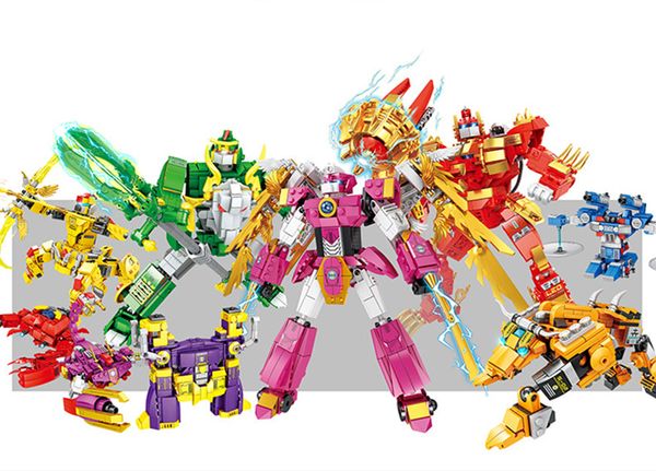 Оптовая марка Kaizhi блокирует двенадцать созвездий Star Lights Transformers Torges Toys сборка.