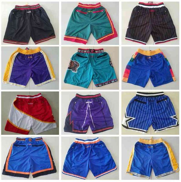 

team just don shorts sport basketball short wear with pocket zipper sweatpants pant blue white black red purple sale online man style