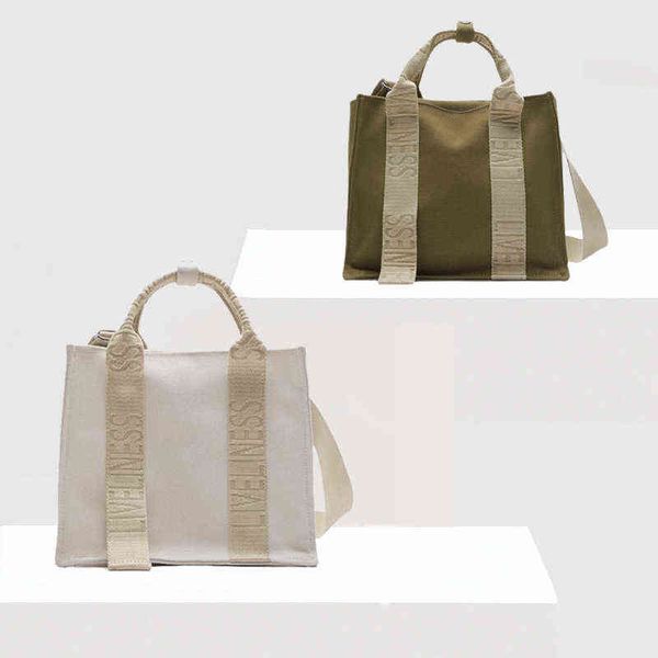 

evening bag printed canvas tote bag casual letter shopping shoulder messenger purses and handbags crossbody s for woman 20220607