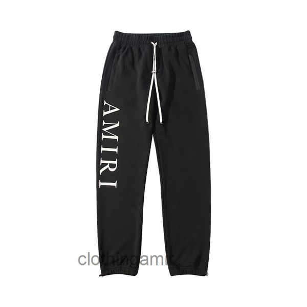 

designer sweatpants 2022 amirs loose casual hip hop couple sports 1iyh, Black