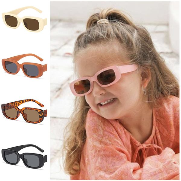 

new children sunglasses personality rectangle sun glasses kids anti-uv spectacles eyeglasses cut ornamental a++, White;black