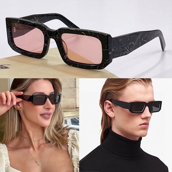 

occhiali symbole series acetate mens womens designer sunglasses pr06ys temple 3d interpretation of traditional triangle logo image as logo w, White;black