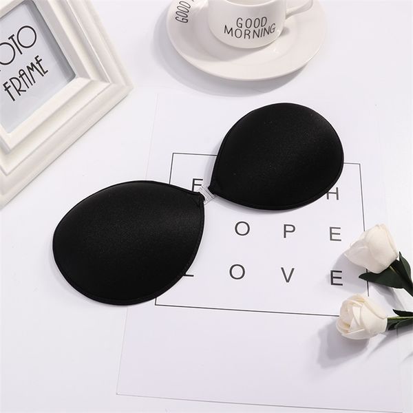 

strapless invisible bra seamless push up silicone bras for women skin black lingerie drawstring bra t200609, Red;black