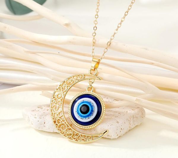 Türkische Evil Eyes Anhänger Halskette für Frauen Vintage Bohemian Devil Choker Halsketten Mädchen Party Minimalist Schmuck Geschenke