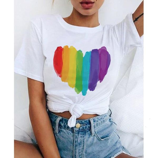 Lgbt T Shirt Love Wins Is Bisexual Lesbian Gay Women Rainbow Female Top T-shirt Tee Shirts Kawaii