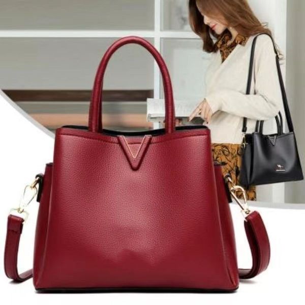 

leather handbag bag temperament goddess large capacity cow leather princess