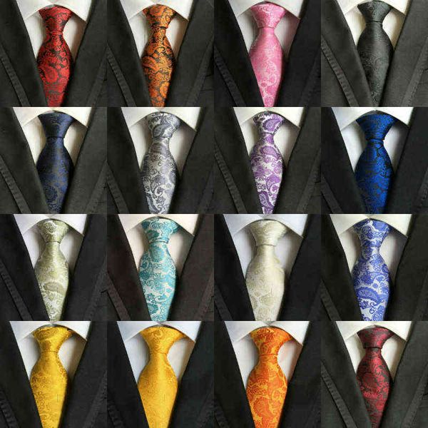 

mens tie style men british ties silk tie fashion classic neckties handmade wedding ties business ties paisley stripes plaids dots 34ns, Blue;purple