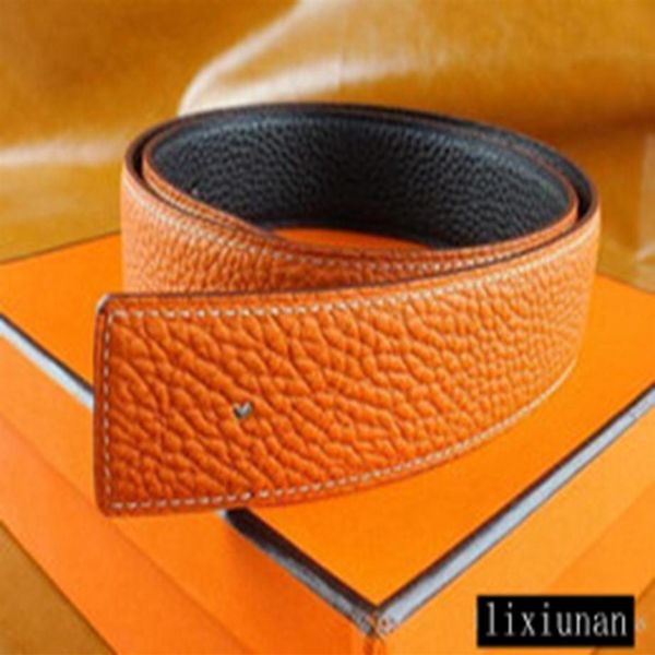 

new fashion men business belts luxury ceinture smooth gold silver buckle genuine leather belts for men waist belt 223p, Black;brown
