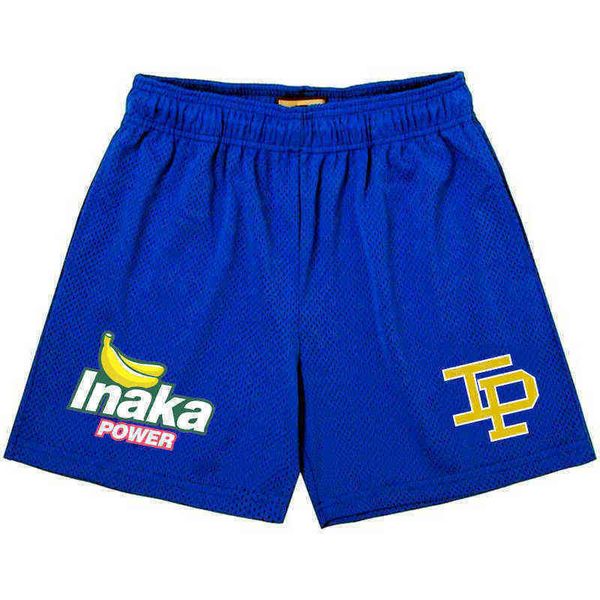 

new men women shorts inaka power banana ip mesh sport men's basketball training breathable gym workout short pants hip-hop colorway cla, White;black