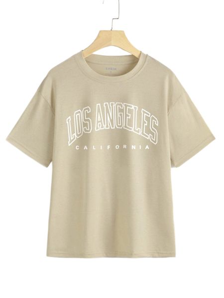 

letter graphic drop shoulder tee a7iw#, White