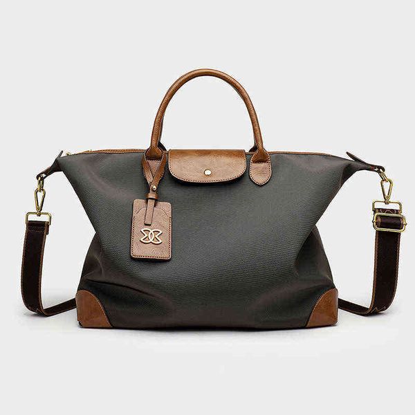 

waterproof nylon cloth large bag large capacity oxford cloth new fashion texture hand bill of lading shoulder bag messenger women's bag