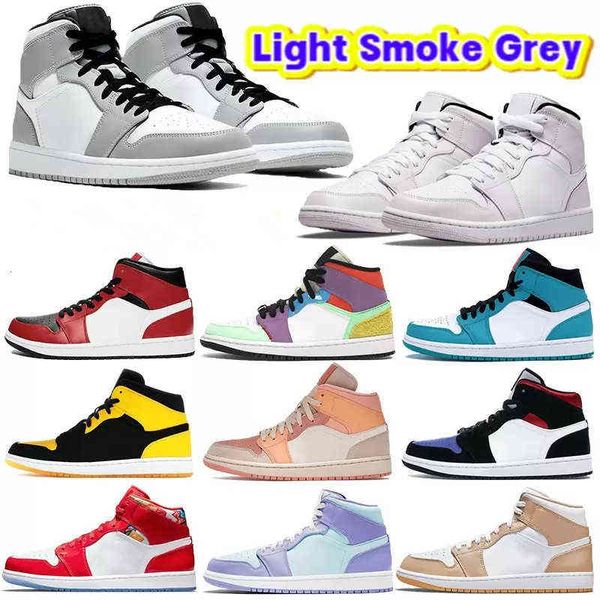 

mid jumpman 1 basketball shoes 1s men women berry shadow 2.0 sneakers light smoke grey chicago pink quartz obsidian turf ge sanded