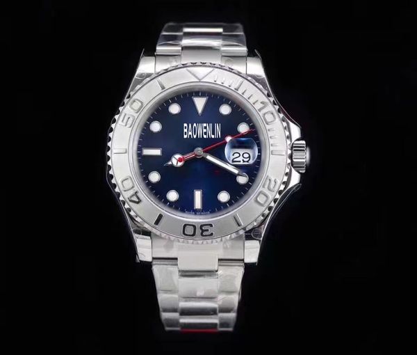 

mens watches automatic mechanical luxury watch for men 40mm gold case digital ring mouth 2813 movement submarine luxurious wristwatches role, Slivery;brown