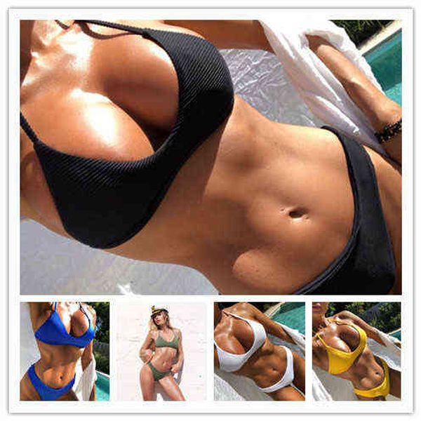 

designer women' swimsuit bikini women' bikini, Red;black