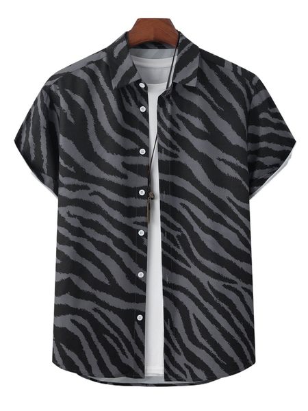 

men zebra stripe shirt without tee a8ym#, White;black