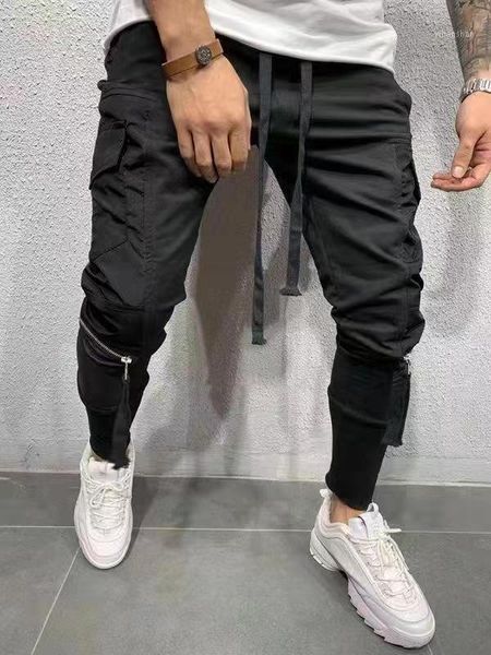 Pantaloni da uomo 2022 Pantaloni da jogging per il fitness di personalità di vendita rapida Rosso Nero Bianco Colori Taglie M-xxxl Streetwear Uomo
