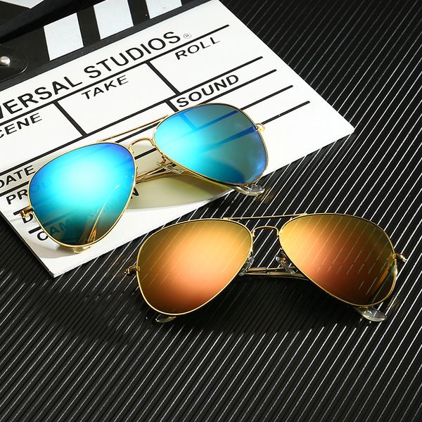 

summer new men's luxury designer sunglasses women's aviator sunglasses classic fashion adumbral eyewear accessories lunettes de so, White;black