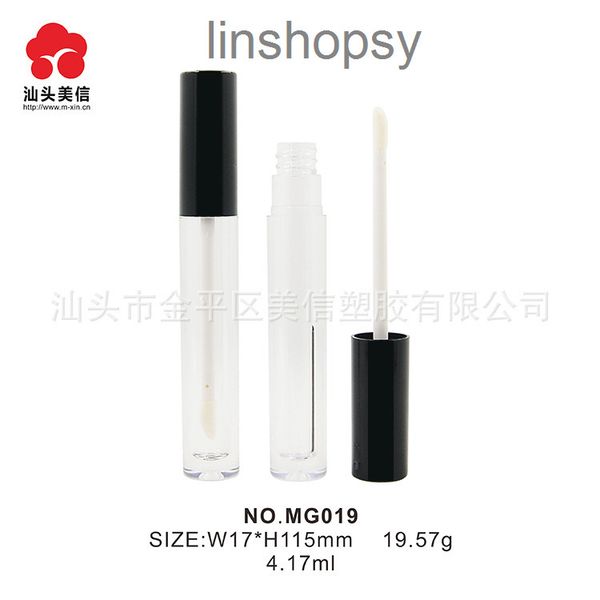 

factory outlet lipstick tube better selling classic cylindrical 4ml lip gloss lip glaze export shell packaging material