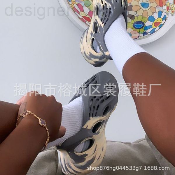 

dress shoes designer coconut camouflage cave shoes 2021 new sandals lovers beach large wear baotou outside rnrq, Black