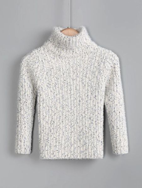 

toddler boys marled knit turtleneck sweater she01, Blue