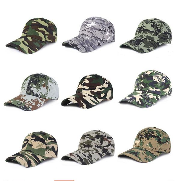 

outdoor sport snap back caps camouflage hat simplicity tactical military army camo hunting cap hat for men cap, White;pink
