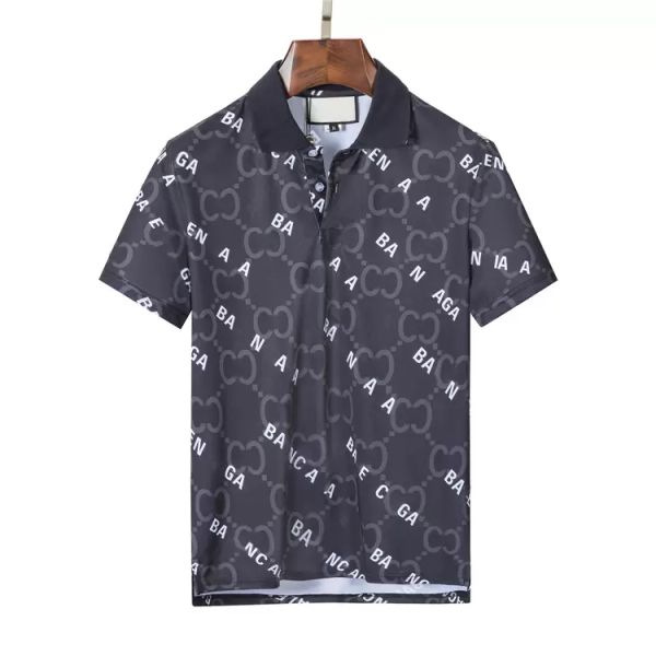 

mens designer polos brand small horse crocodile embroidery clothing men letter polo t-shirt casual tee shirt, White;black