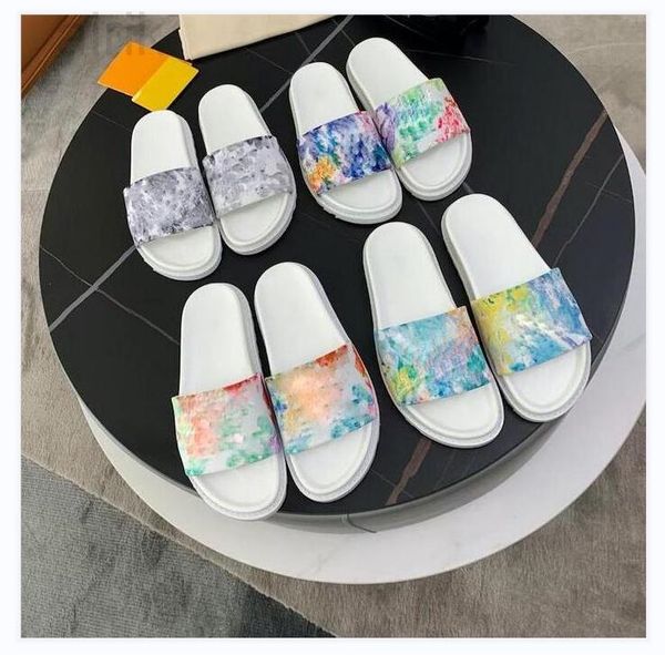 

waterfront platform sandal men women designer slippers multicolor 4 colors summer fashion flip flop, Black