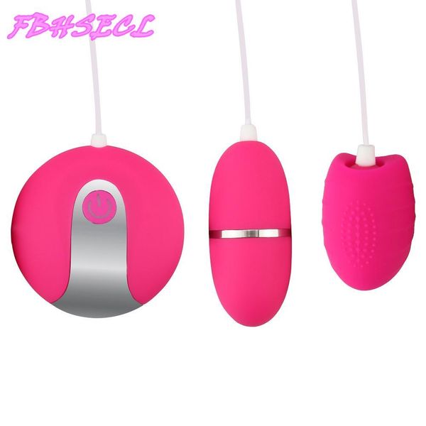 FBHSECL Clitoris стимулятор сексуальные игрушки для женщин двойные вибрирующие яйца G Spot Massager для взрослых продуктов магазин пуля вибратор