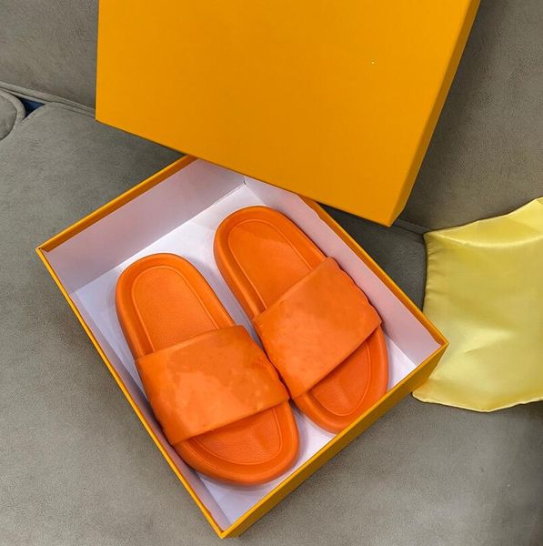 

rubber slipper summer beach shoes new style designer sandals embossed slippers couples fashionable comfortable flat bottom soft leisure bath, Black